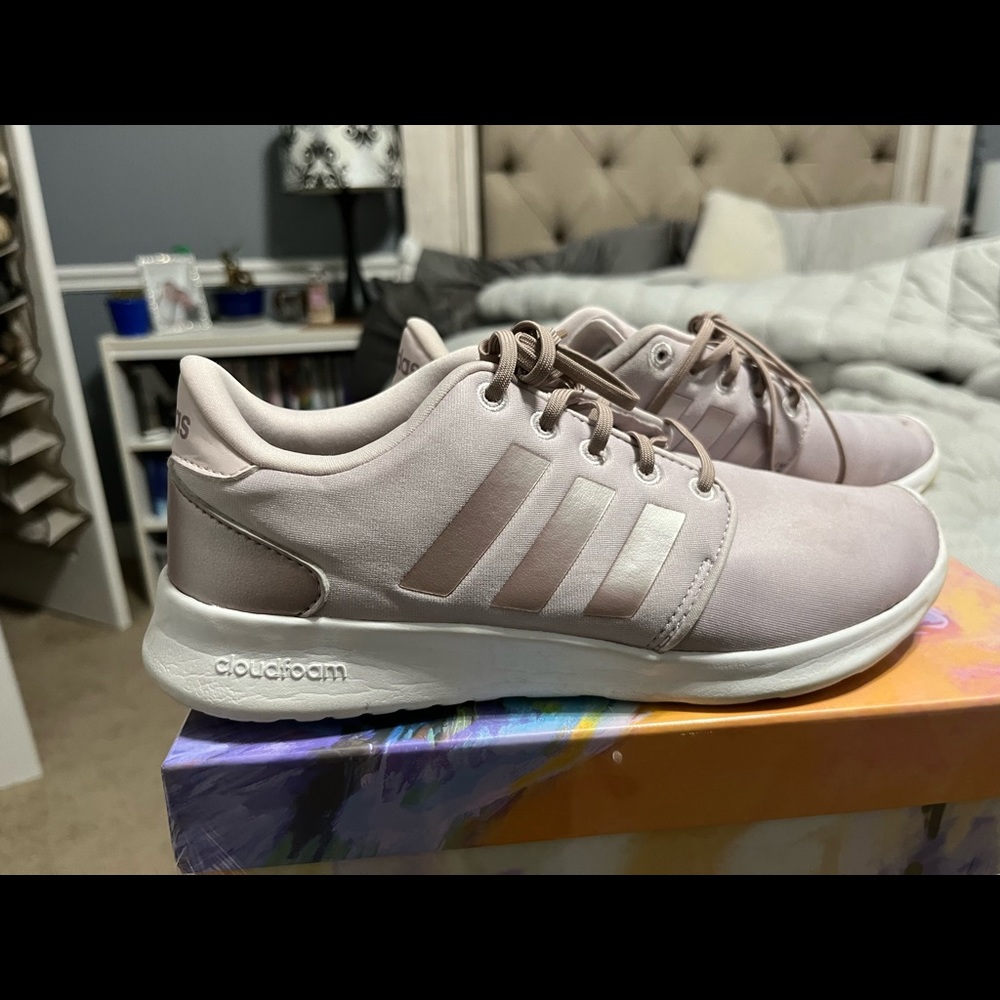 PINK ADIDAS size 7.5!! Hardly worn!